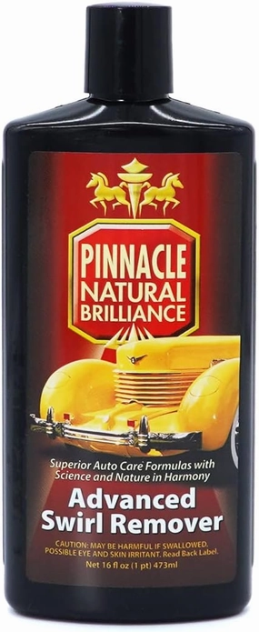 Pinnacle Advanced Swirl Remover | High-Performance Polish for Swirl & Scratch Removal | Restores Depth, Clarity & Shine on Clear Coats & Painted Surfaces | Easy Application | PIN-220 | 16oz
