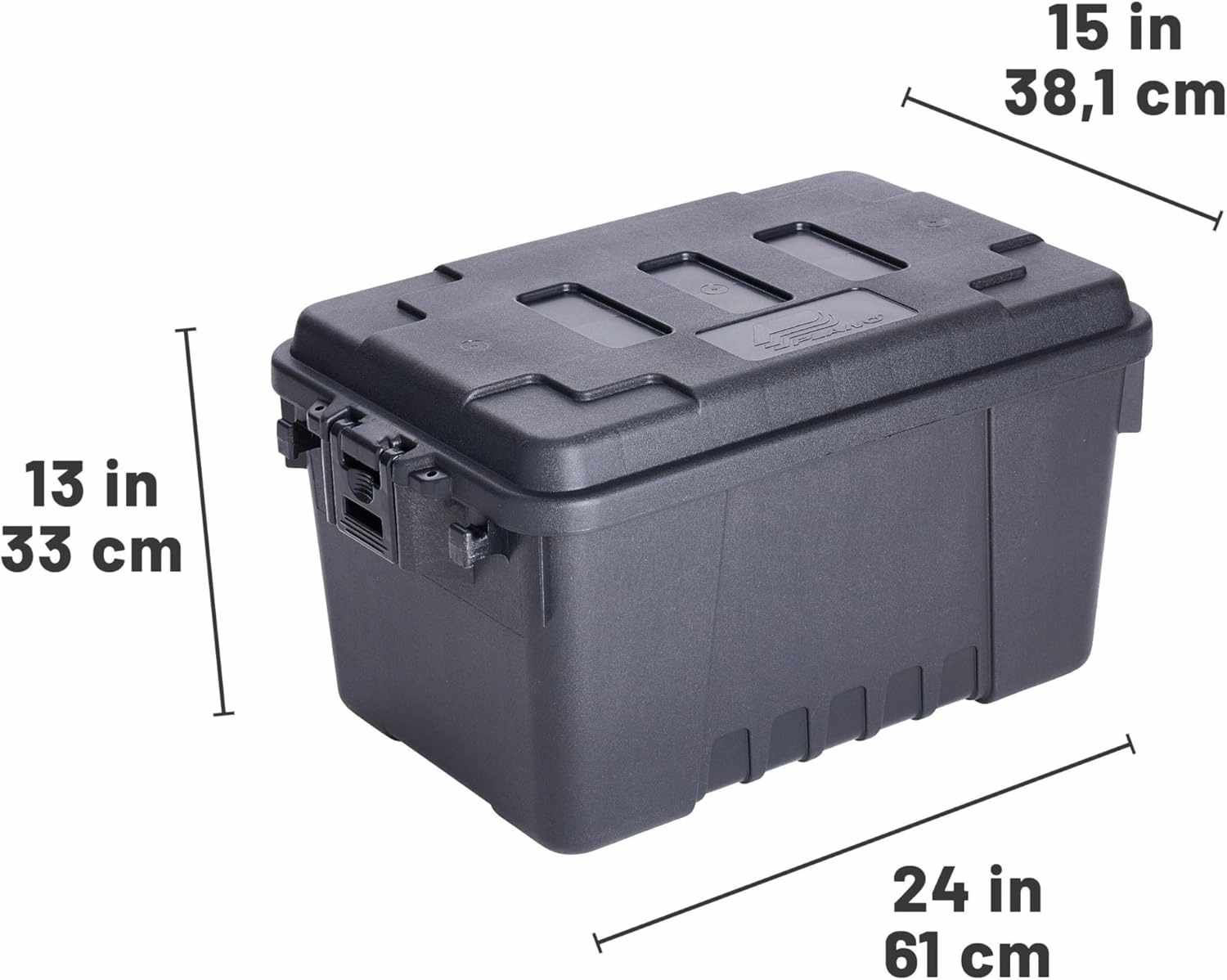 Plano Sportsman Trunk, OD Green, Small, Lockable Storage Box, Airline Approved Sportsman Trunk, Hunting Gear and Ammunition Bin, Heavy-Duty Containers for Camping, 56-Quart