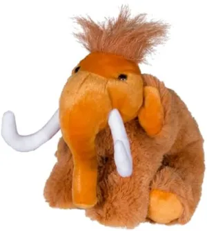 Plush Toys Wanderland Mighty The Mammoth Plush Toy 8 Inch Soft Cuddly Stuffed Animal Mammoth Plushie Kids Gift Birthday Present Collectible Dinosaur Prehistoric Plush Toy for Toddlers Boys Girls