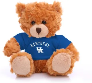 Plushland Collegiate Jersey Bear 6” – Team Sports Vivid Clear Color Toy, Stuffed Animals Toy, State University, School Logo Kids, Bulk Parties Edition (Kentucky Univ)