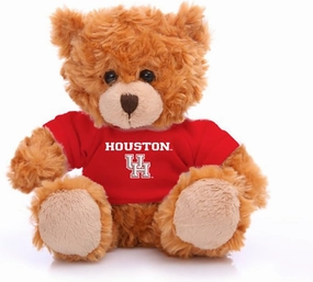 Plushland Collegiate Jersey Bear 6” – Team Sports Vivid Clear Color Toy, Stuffed Animals Toy, State University, School Logo Kids, Bulk Parties Edition (Houston Univ)