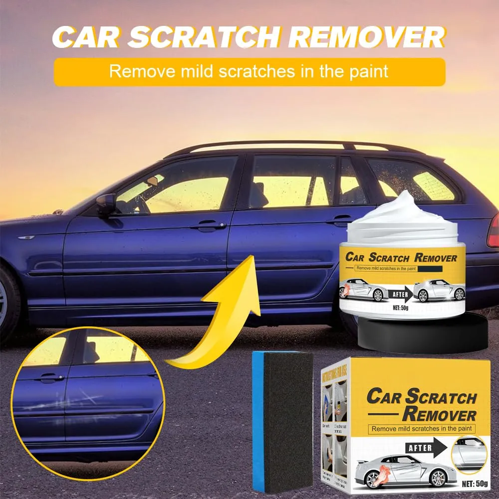 Polishing Compound Scratch Remover with Sponge, 2025 New T-221a Polish and Scratch Remover for Vehicles, Upgrade Scratch Remover for Vehicles, Car Compound Scratch and Scratch Remover (1)