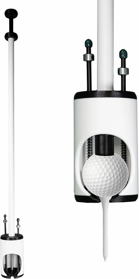 Pro Golf Ball Teeing Device W/2 Magnetic Tee Height Probes For Seniors With Bending Issues