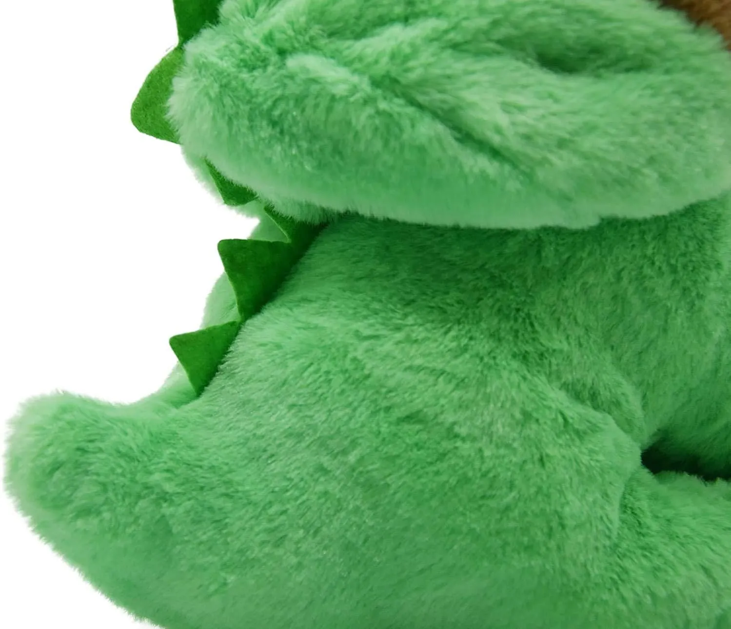 Pug-Dinosaur Stuffed Animal Dog Wearing Green Dinosaur Costume Plushies Pug Dressed as Cute Dino Funny Plush Toys for Kids Stuffed Puppy Animals Gift for Lover 12 Inch