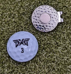PXG Real Golf Ball Marker with Magnetic hat Clip
