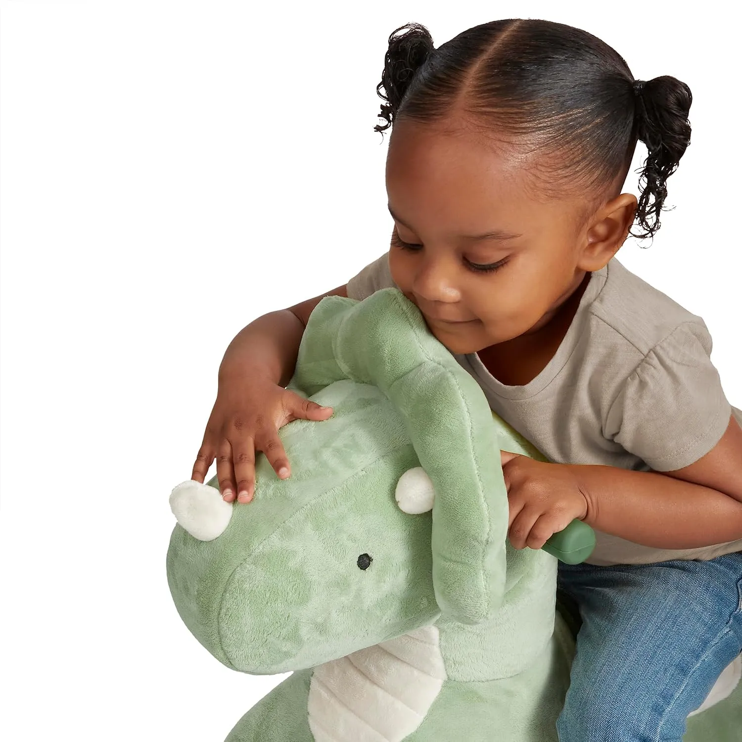 Radio Flyer Dash The Rolling Dinosaur, Ride On Toy for Toddlers Ages 1-3, Green Dinosaur Toy for Kids