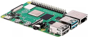 Raspberry Pi 4 Computer Model B 8GB Single Board Computer Suitable for Building Mini PC/Smart Robot/Game Console/Workstation/Media Center/Etc.