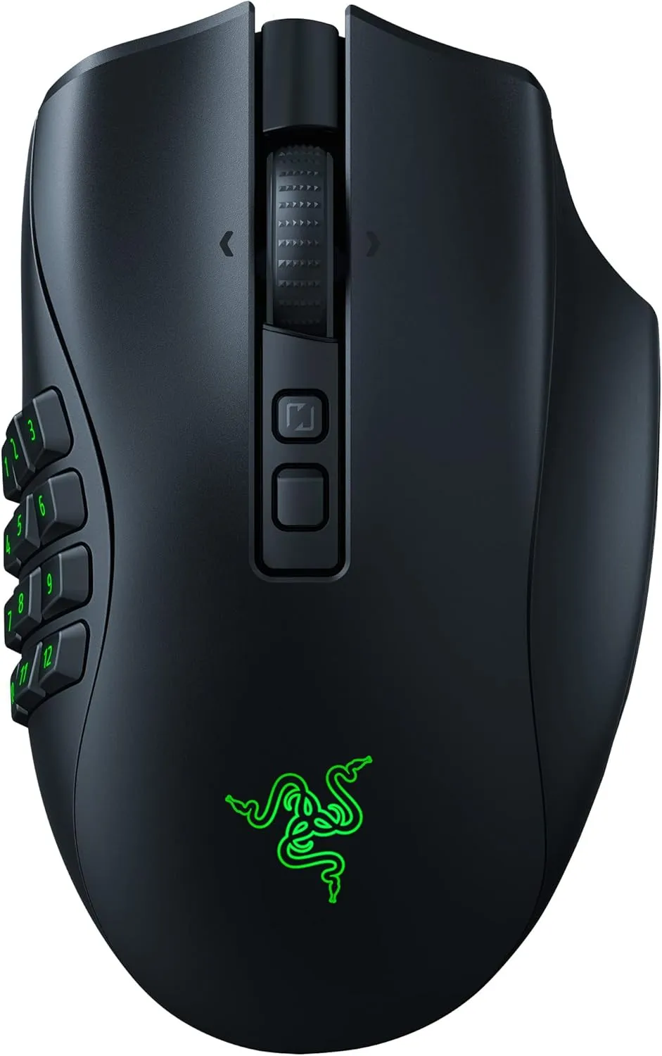 Razer Naga V2 Pro Wireless Gaming Mouse: Interchangeable Side Plate w/ 2, 6, 12 Button Configurations - Focus  20K DPI Optical Sensor - Fastest Gaming Mouse Switch - Chroma RGB Lighting (Renewed)