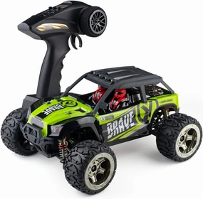 RC Car, 1/14 Scale 2.4GHz Remote Control Car, 4WD 50km/h High Speed Racing Car, Off-Road Buggy Drift Car RTR with Aluminum Alloy Chassis, Zinc Alloy Gear