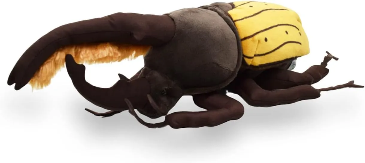 Realistic Dynastes Hercules Beetles Stuffed Animal Plush Toy, Lifelike Insect Animal Plushies, Simulation Animals Doll