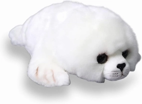 Realistic Harp Seal Stuffed Animal Plush Toy, Lifelike Animal Plushies, Simulation Animals Doll