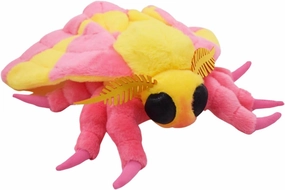 Realistic Rosy Maple Moth Stuffed Animal Plush Toy, Lifelike Animal Plushies, Simulation Rosy Maple Moth Doll