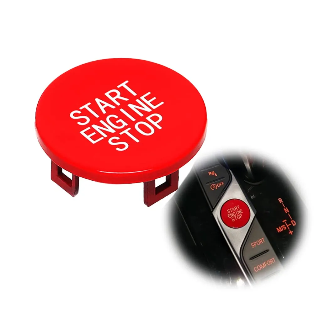Red Car Start Engine Stop Switch Ignition Button Replacement for BMW 1 2 3 4 8 X5 X6 X7 Z4 Series F40 F44 G20 G22 G14 G05 G06 G29