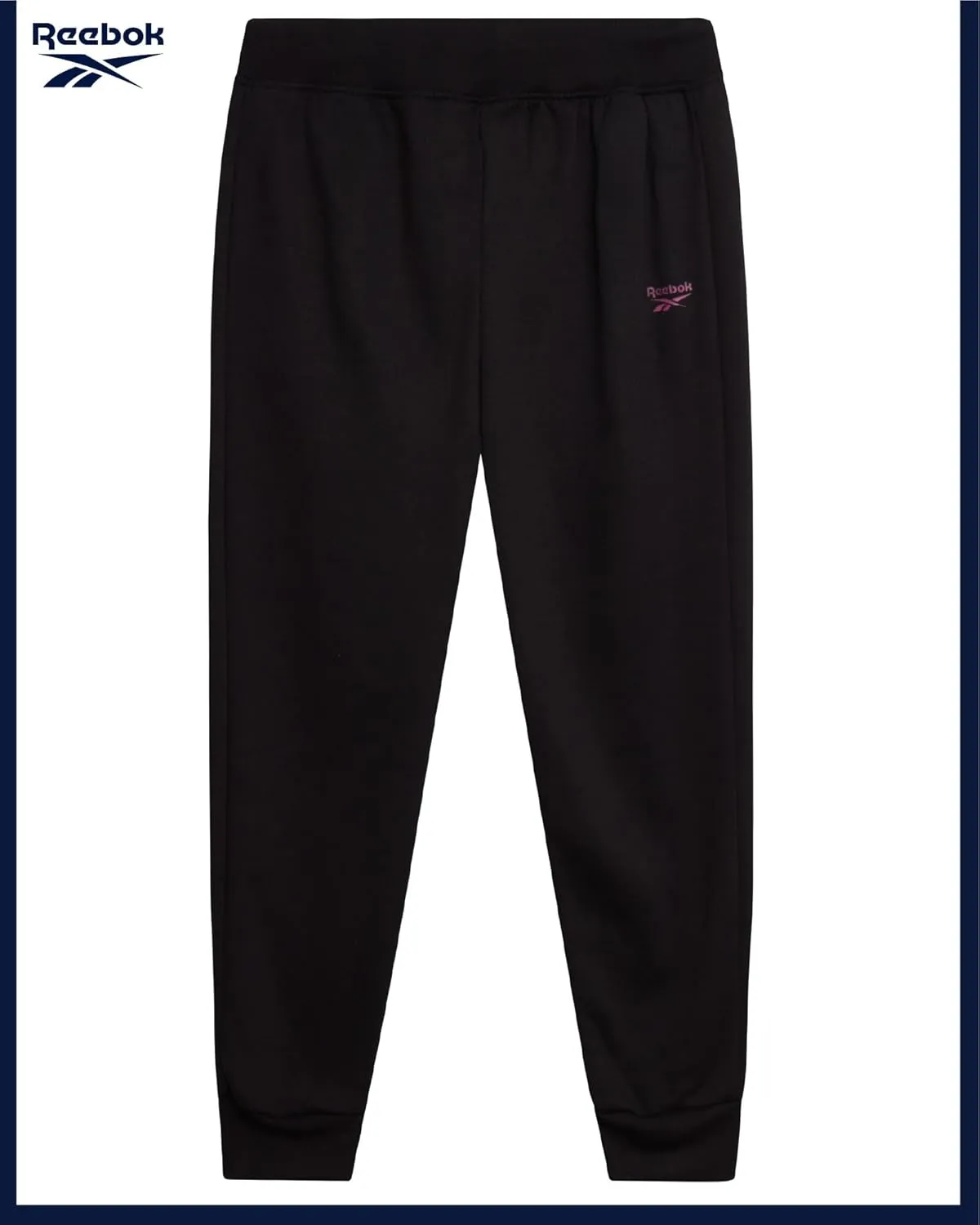 Reebok Girls' Jogger Set - 2 Piece Hoodie Sweatshirt and Sweatpants Sweatsuit (Size: 4-12)