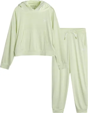 Reebok Girls' Sweatsuit Set - 2 Piece Fleece Hoodie and Jogger Sweatpants (Size: 7-12)