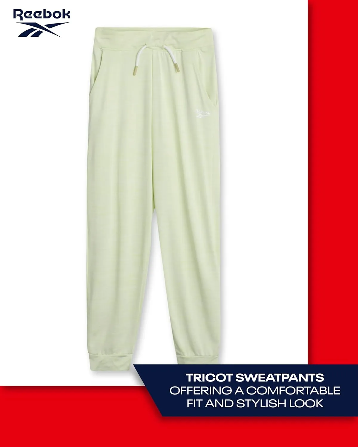 Reebok Girls' Sweatsuit Set - 2 Piece Fleece Hoodie and Jogger Sweatpants (Size: 7-12)
