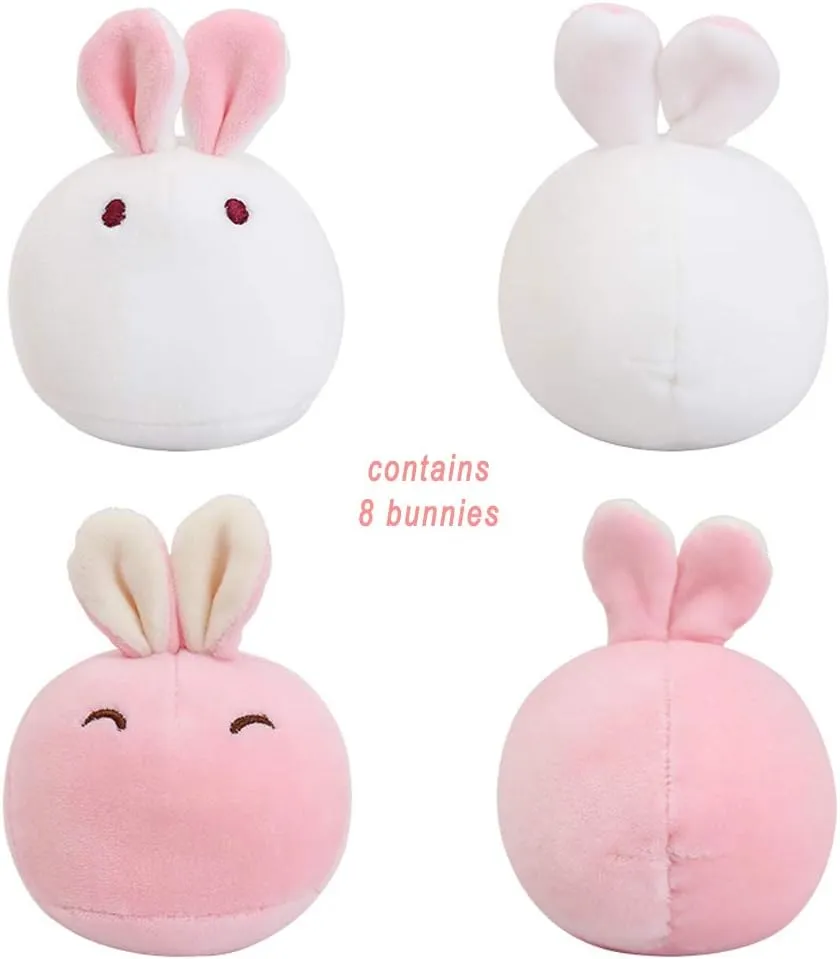 REFAHB Plush Pillow Carrot Bunnies Animals Doll Toy Gifts for Teens Girls Kids,Sofa Chair Decorative Pillow