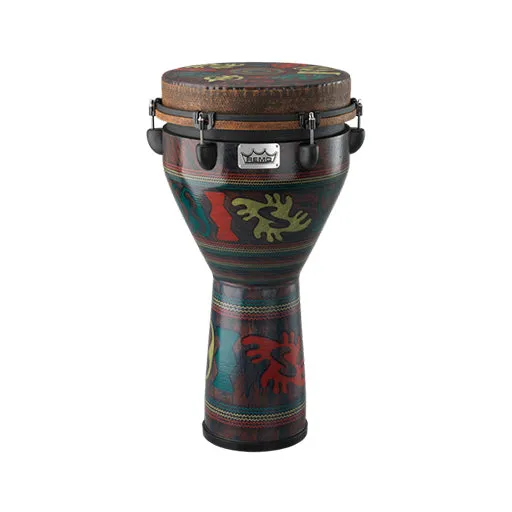 Remo DJ-0012-24 Designer Series 12inch Key-Tuned Djembe, Adinkra
