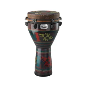 Remo DJ-0012-24 Designer Series 12inch Key-Tuned Djembe, Adinkra