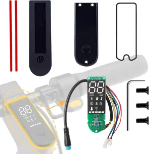 Replacement Dashboard Circuit Board ONLY Compatible for Segway Ninebot Max G30LP Electric Scooter, Smart Dashboard Accessories Parts, With Waterproof Cover, Sensitive Control, Full-Featured