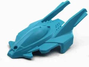 Replacement Part For 1PC Thunder S Car Cowl Painted Car Shell/Cover Spare Parts For Mini 4WD Racing Car Model - (Color: Blue)