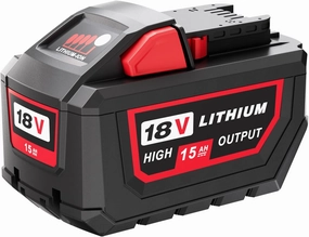 Replacement for Milwaukee M-18 Battery High Output 18v 15.0 Ah Lithium-Ion Compatible with Milwaukee Battery 18V 48-11-1890 48-11-1880 48-11-1852 48-11-1850 48-11-1840 Cordless Power Tools