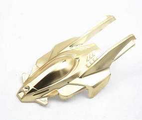Replacement Part For 1PC Thunder S Car Cowl Painted Car Shell/Cover Spare Parts For Mini 4WD Racing Car Model - (Color: Golden)