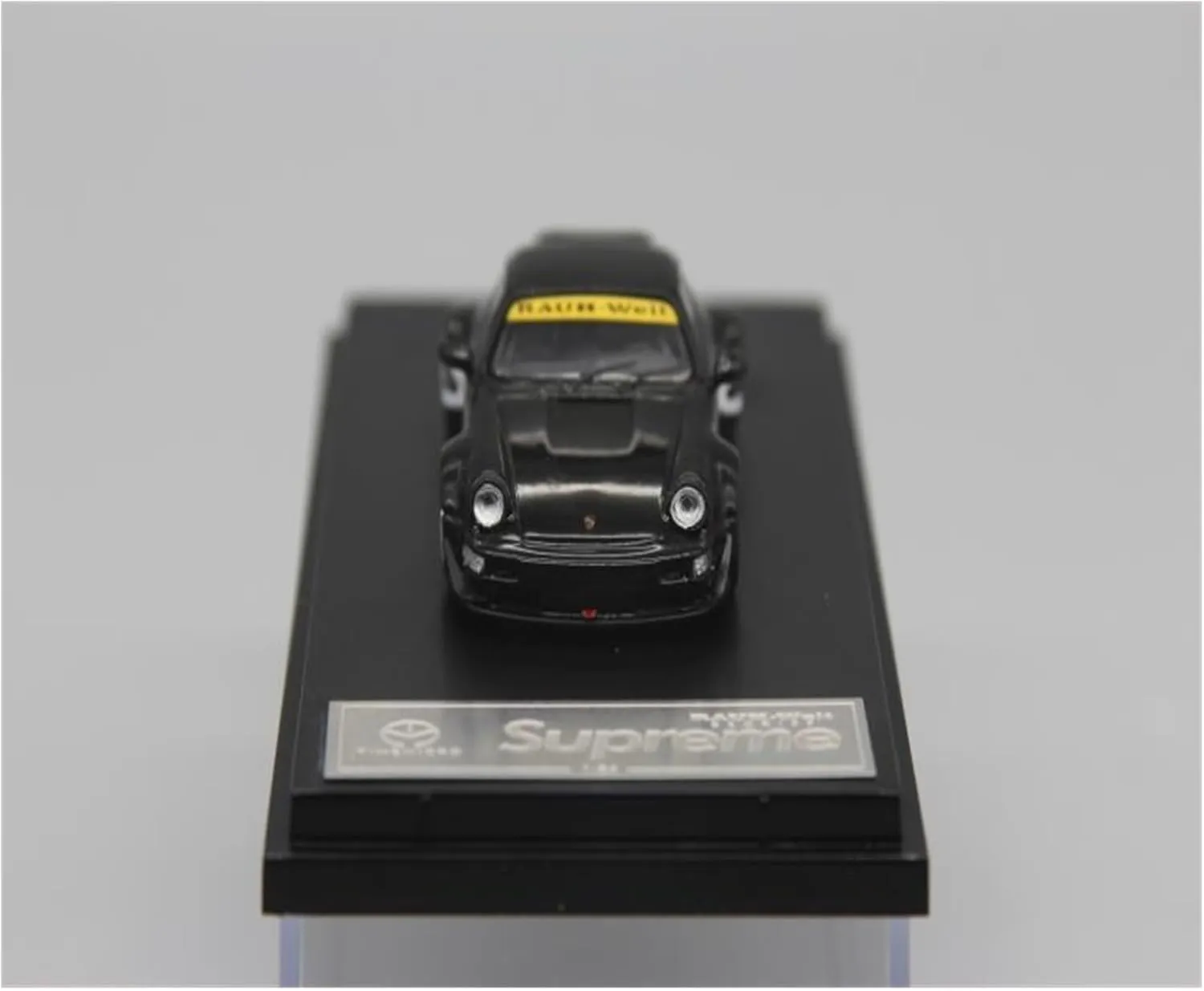Resin Car Vehicle Model Fit for Porsche 911 (964) RWB 1 64 Alloy Sports Car Model Wide Body Modified Version Auto Toy Birthday Gift Festive Deluxe Gift(Black)