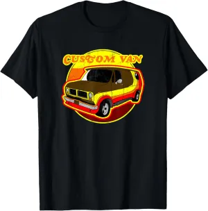 Retro Custom Van 1970s Style Groovy T-Shirt