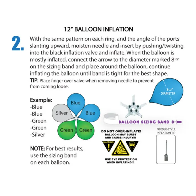 Reusable Balloon Tower Kit - 9 Foot Tall