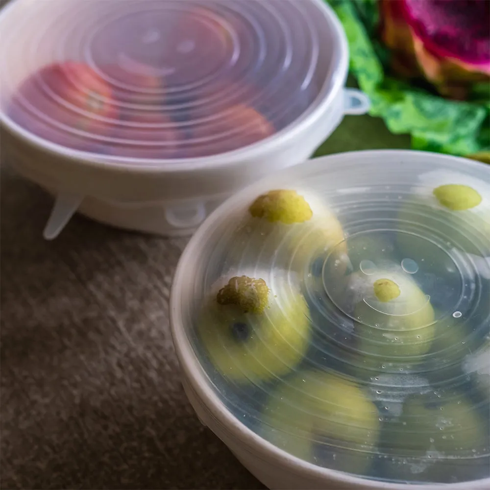 Reusable Silicone Stretch Lids (Set of 6)