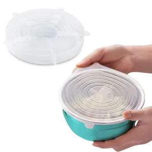 Reusable Silicone Stretch Lids (Set of 6)