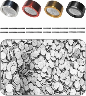 Reusable Metal Rings with 100 High - Performance Replacement Filters - Ideal for Universal Silicone Mouth Funnels, Ultra - Clean Filtration & Unbeatable Durability