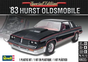 Revell 85-4317 '83 Hurst Oldsmobile Model Car Kit 1:25 Scale 94-Piece Skill Level 4 Plastic Model Building Kit. Black