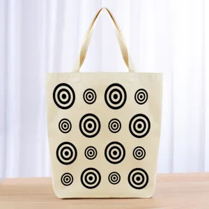 Rings Tote Bag - black
