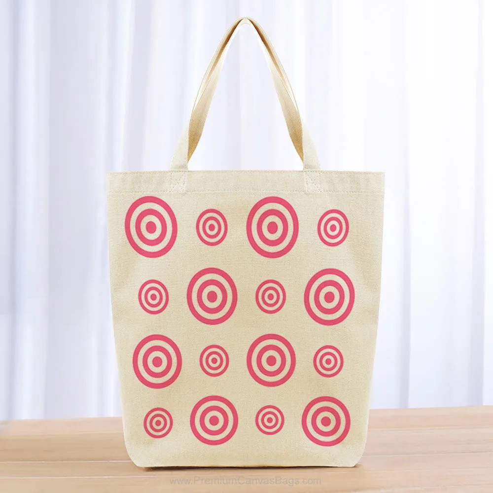 Rings Tote Bag - pink