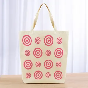Rings Tote Bag - pink