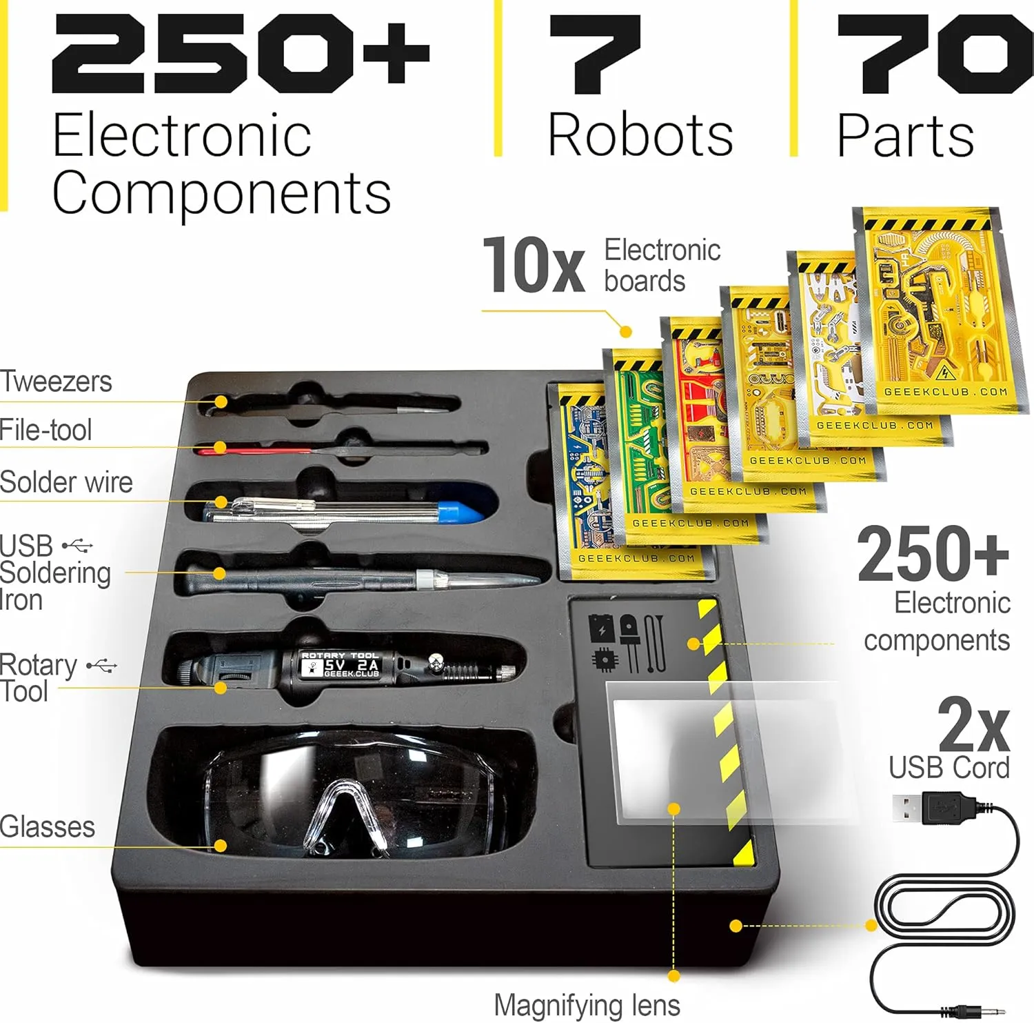 Robot Building Kit for Kids - Magic Voodoo Bots with Tools - Robotics STEM Construction Set - Smart Build Your Own Robot Kit for Adults - Kid Robotic Toys - DIY Science Engineering Kits