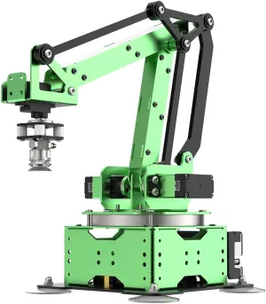 Robotic Arm Kit, MaxArm for Arduino Python Programming ESP32 Open Source Smart Robot Arm with Bus Servo, Suction Nozzle, WiFi Bluetooth Connection, STEM Science Education, Starter Kit