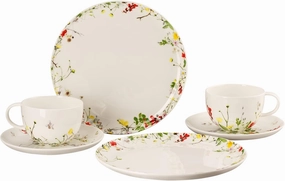Rosenthal Brillance Fleurs Sauvages Set of 6 Combi Coup