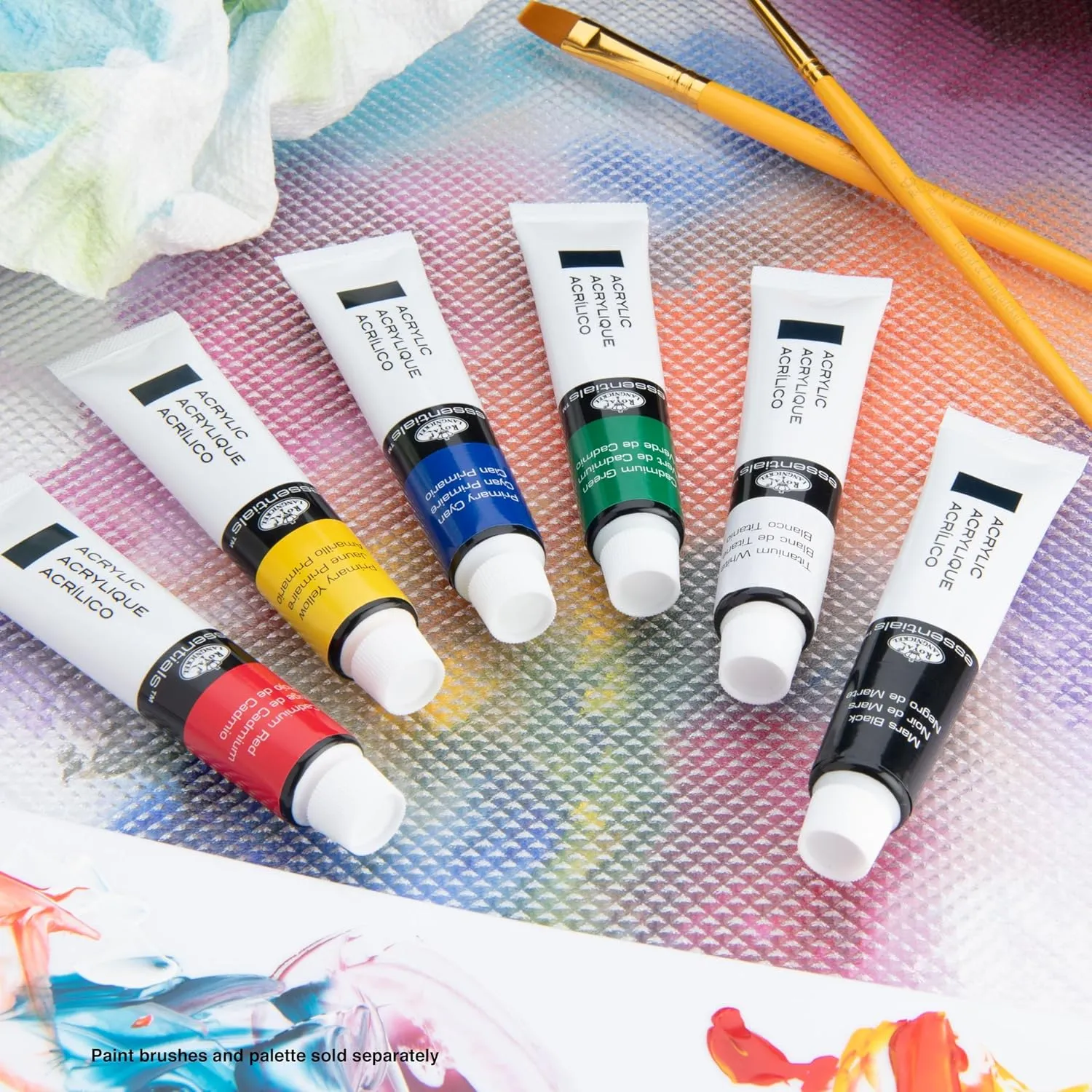 Royal & Langnickel Acrylic Color Artist Tube Paint, 21ml, 24-Pack