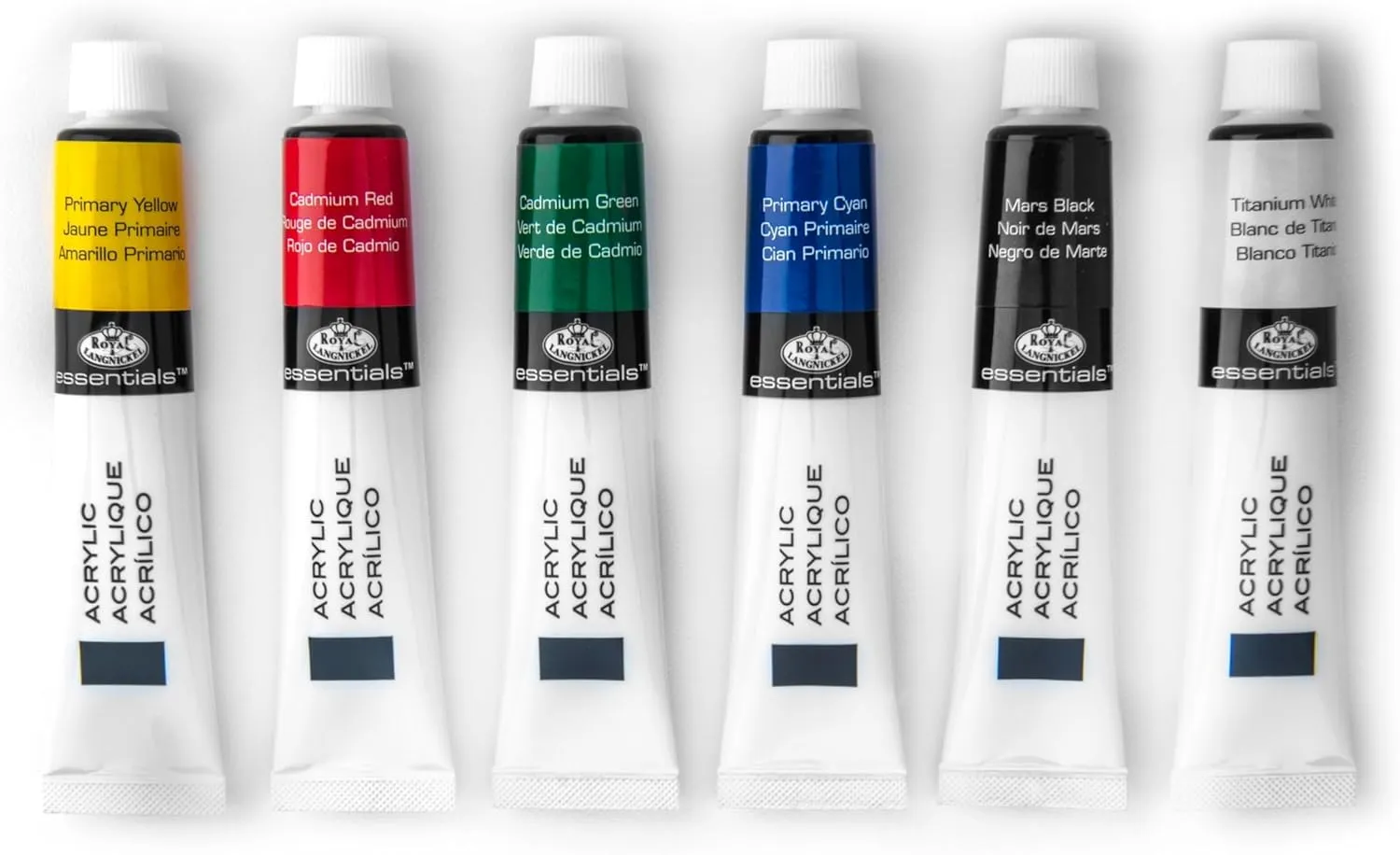Royal & Langnickel Acrylic Color Artist Tube Paint, 21ml, 24-Pack