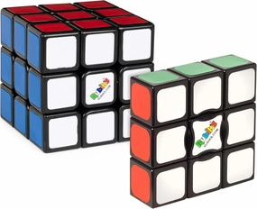 Rubik's Cube Starter Pack - The Original 3x3 Cube and 3x3x1 Edge Gift Set - Stress Relief Fidget, 6064005