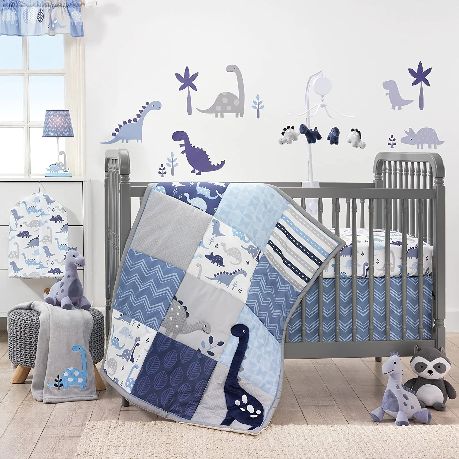 Rynx | Bedtime Originals Roar Dinosaur Plush Rex, Blue