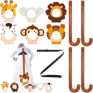 Safari Animal Games Jungle Animal Party Game Indoor Outdoor Farm Birthday Party Game Family Adult Trivia Activities for Safari Jungle Theme Birthday Gift Decoration Favor Supplies
