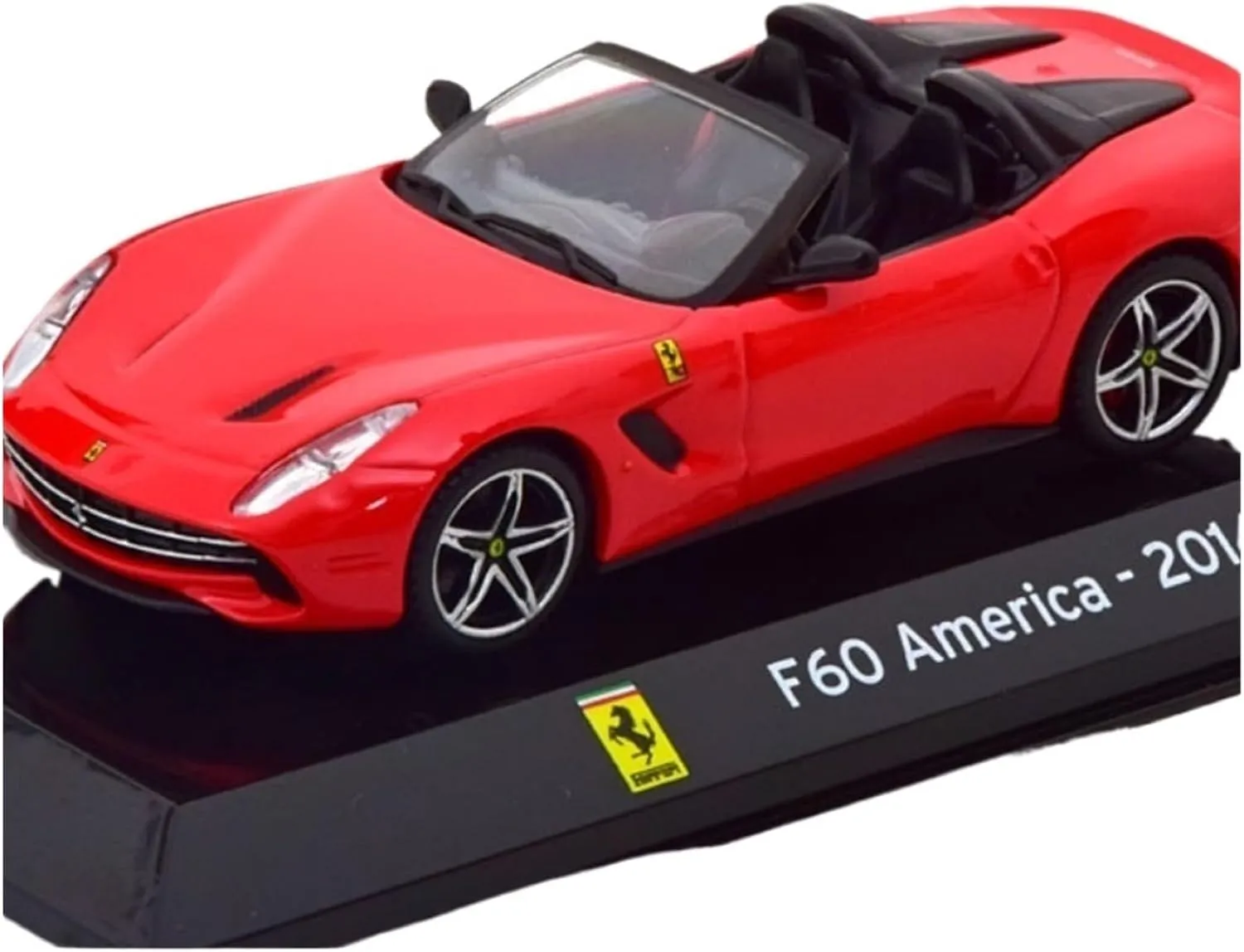 Scale Model Red Convertible Coupe for Ferrari 1/43 Alloy F60 2014 Miniature Car Model Collection Ornaments Coupe Simulation