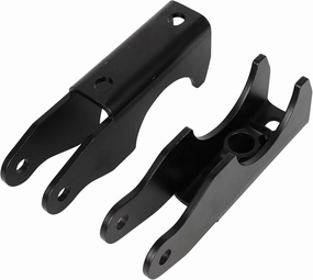 SCITOO Leaf Spring Kit Driver side Rear Lower Shock Mount On Axle Compatible With 1999-2004 For F250 F350 For Super Duty 2000-2005 For Excursion With Visteon For Ford Axle F81A4A047BB 3C3Z5B498BA