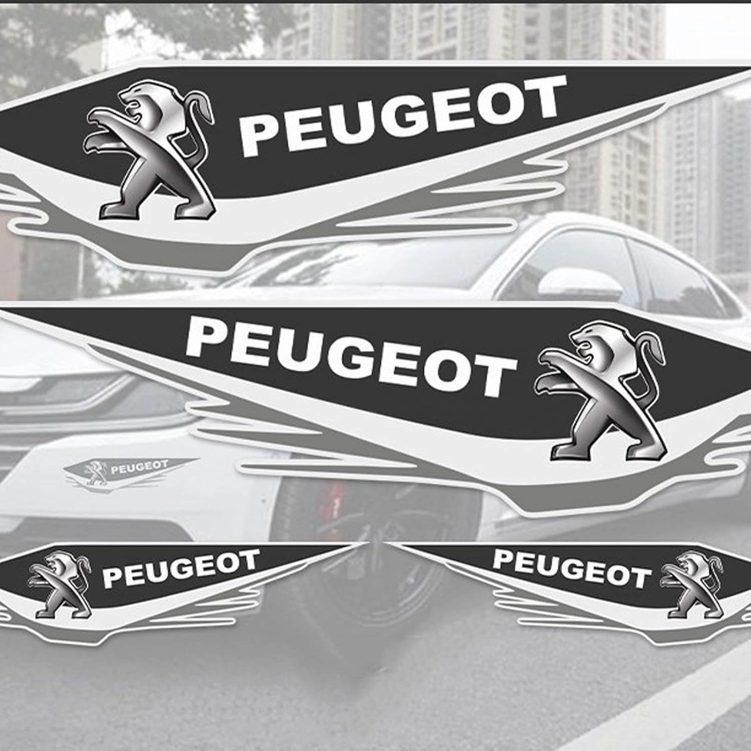 Scratch Cover Decal for Peugeot 206 (Facelift 2003) 2003 2004 2005 06 07 08 09, Car Body Repair Sticker Overlay Auto Scratch Concealment Patch Car Accessory