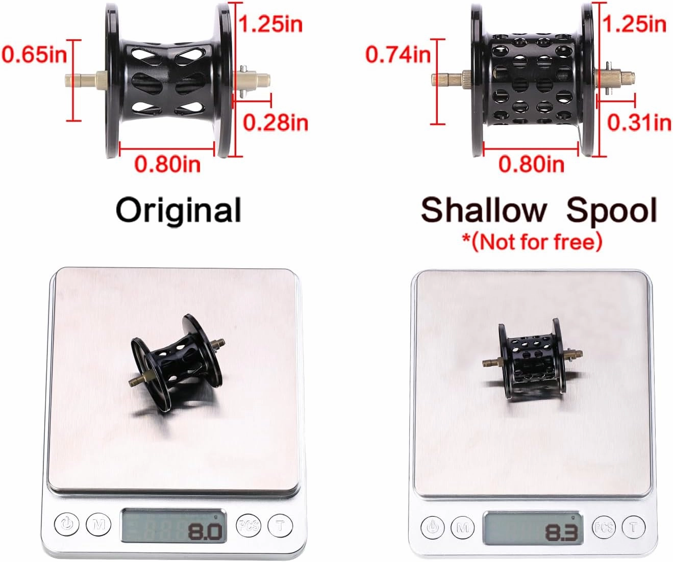 SeaKnight FALCAN III Baitcasting Fishing Reel, Magnetic Braking System Baitcaster Reel, 10 1 Double Shielded Stainless Steel Ball Bearings, 7.3:1/8.1:1 Low Profile Ultra-Light 6.3oz Casting Reel