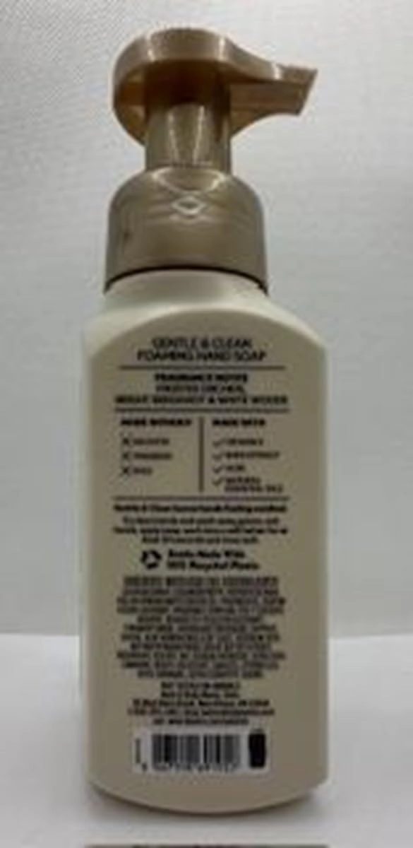 Set of 2 White Orchid Woods Gentle & Clean Foaming Hand Soap 8.75 Ounce